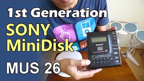 Sony Mini Disk Player/Recorder (MUS 26)