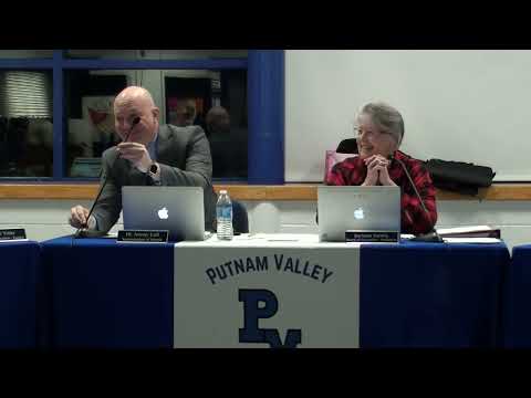 Putnam Valley Board of Education Meeting - December 19, 2022