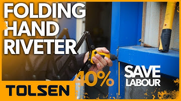 TOLSEN Heavy Duty Folding Hand Riveter | Rivet Nut Tool