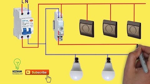 how to wire the timer switch - Schéma électrique du minuterie d