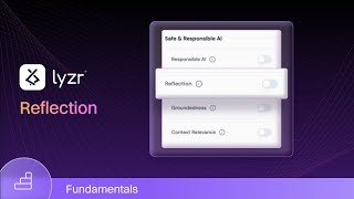 Famous Reflection for AI Agents Explained in Lyzr Agent Studio | Make Your AI Agent Think Before It Speaks Wealth