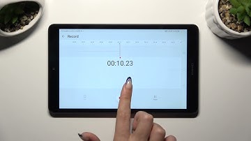 How to Record Sounds on Huawei MediaPad M5 lite? Use Tablet as a Dictaphone!