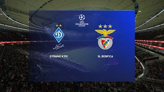 Dynamo Kyiv vs. Benfica | UEFA Champions League 2022/2023 Play-off | PES