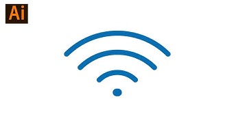 Draw A WiFi Signal Icon In Adobe Illustrator