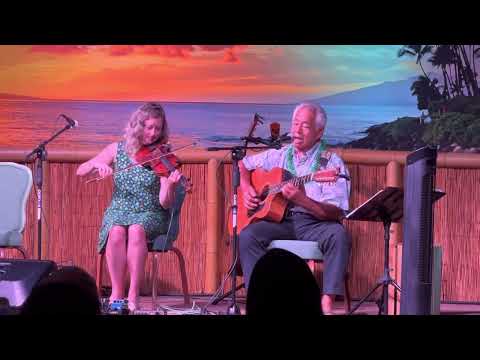 George Kahumoku Jr playing Ka O'pai @Slack Key Show - Napili on Maui