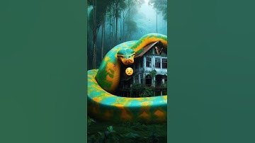 Nature Adventure | the scary giant python video #shortvideo #phyton #aiart #nature #wildlife #art