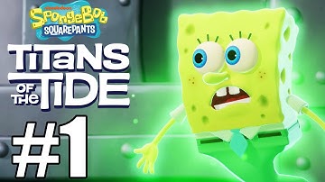 SpongeBob SquarePants: Titans of the Tide Gameplay Walkthrough Part 1 - Intro