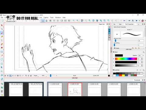 How To Animate Anime Style Run cycle - 2D Animation Tutorial - YouTube