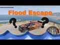 I Attempted To Escape A FLOOD With RANDOM VEHICLES In BeamNg.Drive