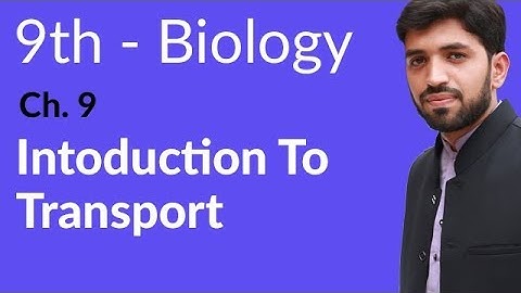 Matric part 1 Biology, Introduction to Transport - ch 9 Transport biology - 9th Class Biology