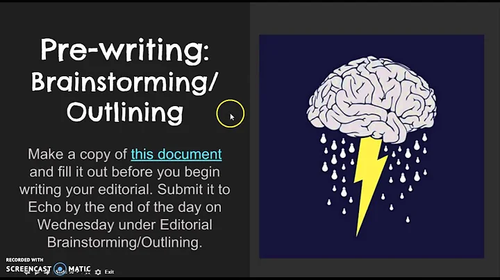 Choosing an Editorial Topic