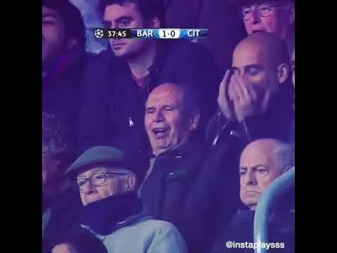 Watch Pep Guardiola S Reaction As Magical Messi Nutmegs Milner