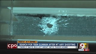 Search for teen gunman after Mount Airy shooting