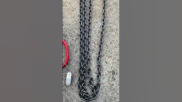Grade 80  (G80)  chain, do you like it？ #rigging #chain #link