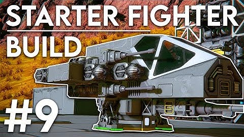 Starter Fighter Build! - Solo Survival #9 (Space Engineers)