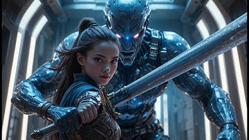 Menselijk meisje versus buitenaardse krijgers | Sci-Fi HFY | Oud zwaardduel | Volledig verhaal