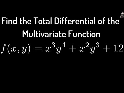 Video: How To Find The Total Differential Of A Function