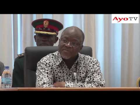 Magufuli Akiwa Benki Kuu