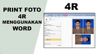 Cara Print Foto 4R Di Word Mudah Dan Benar Cara Print Foto 4R Di Word Mudah Dan Benar