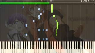 [Synthesia] AKINO and Bless4 - Kimi no Shinwa -Aquarion Dainishou- (Opening) Piano [Aquarion EVOL]