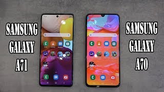 Samsung Galaxy A71 vs Samsung Galaxy A70 | SpeedTest and Camera comparison