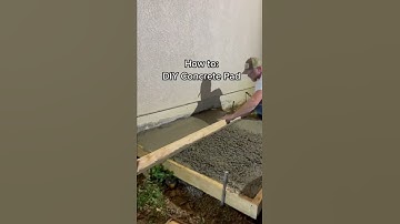 PART 1: How to DIY Concrete Pad #shorts