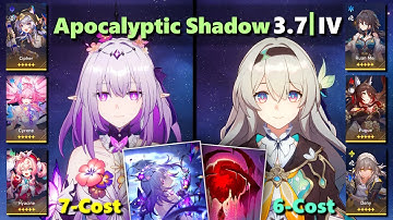 [HSR] Apocalyptic Shadow 3.7 | E0S1 Castorice x E0S0 Cyrene True DMG + E0S0 Firefly SB | F2P Teams