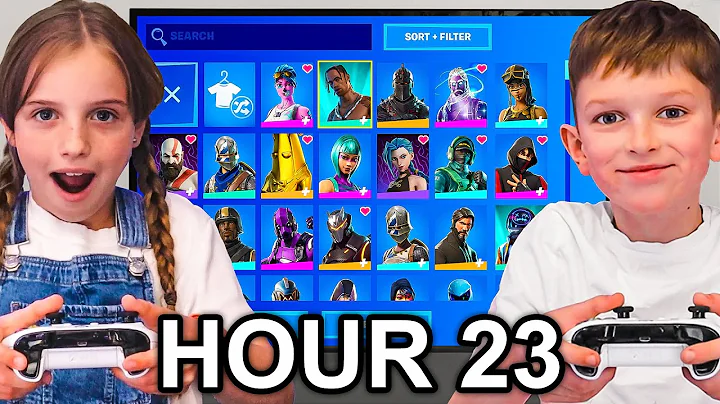 Upgrading My Brother & Sisters Fortnite Accounts for 24 Hours!