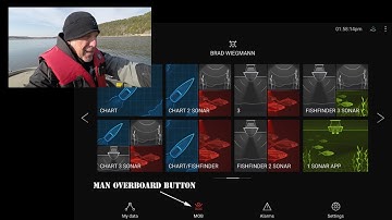 How to use the Raymarine Axiom Man Overboard feature