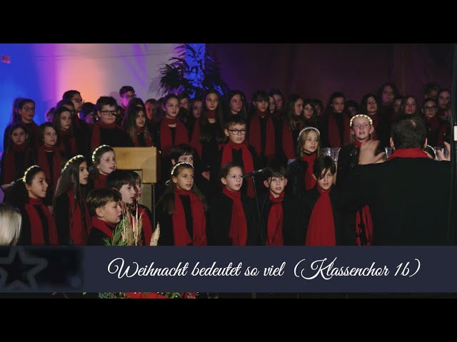 Weihnacht bedeutet so viel - 1b der Musikmittelschule Tulln - Adventkonzert 2023 class=
