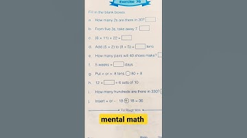 unsolved worksheet mental math #mentalmath #worksheet #class3 #math #worksheetforkids
