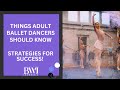 Things adult ballet dancers should know  starting ballet