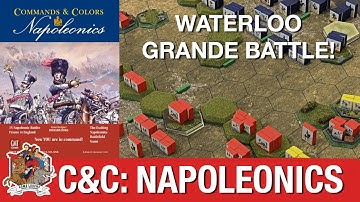 Playing Waterloo on CC Napoleonics Grande Battle - Punched Con 25 AAR