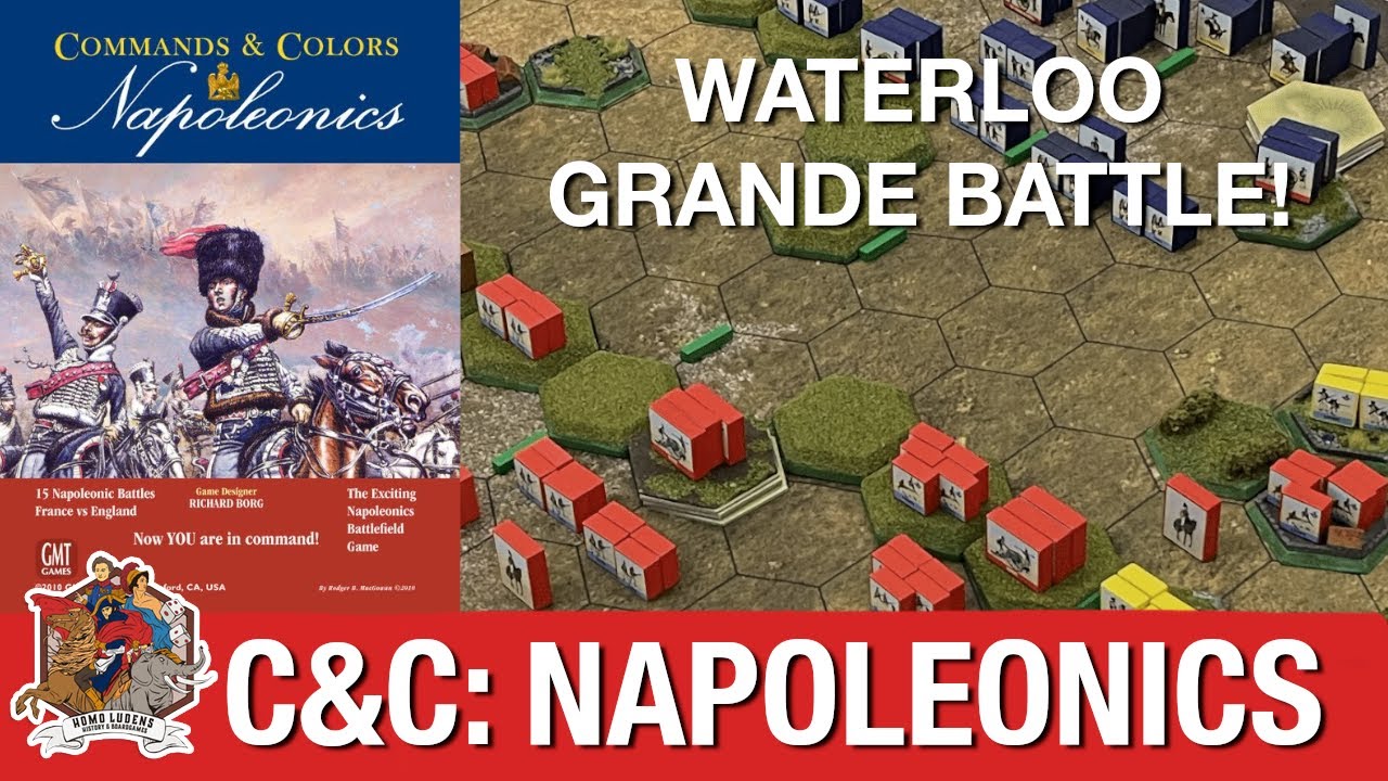 Playing Waterloo on CC Napoleonics Grande Battle - Punched Con 25 AAR