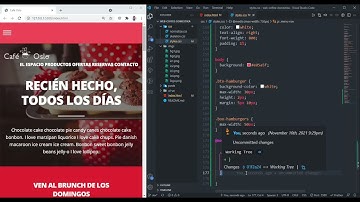 Landing Page de Cafetería con HTML y CSS - Parte 3. Menú de Navegación