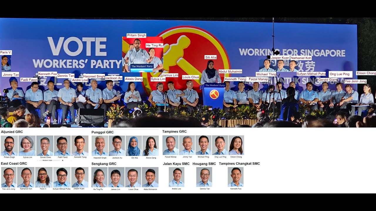 Workers Party - Sengkang Rally 2025 - YouTube