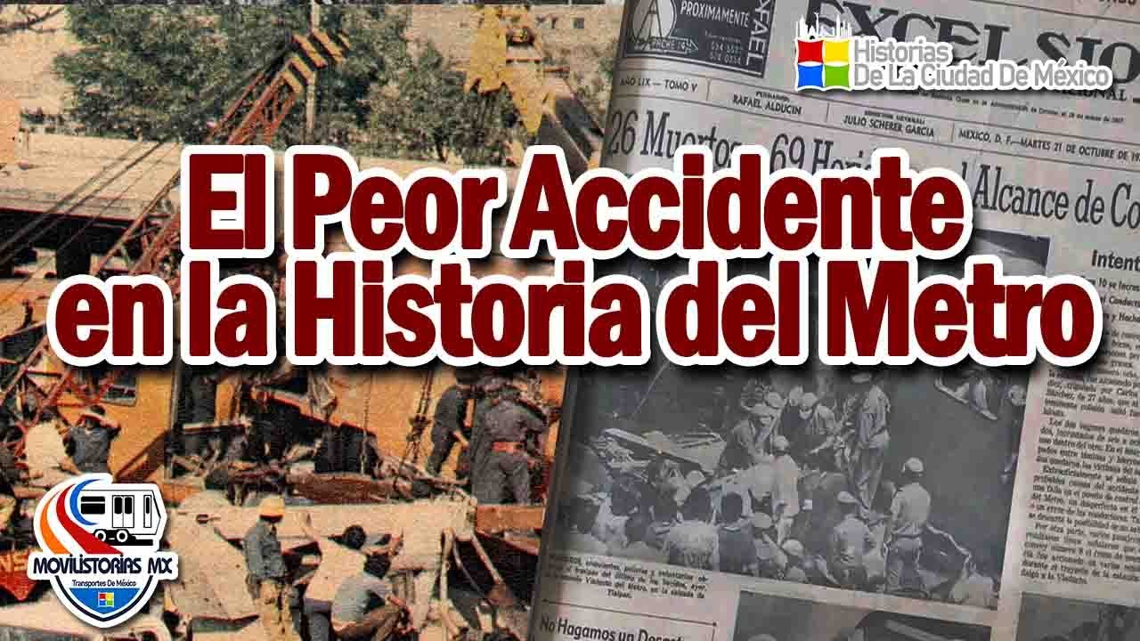 El TRENAZO del Metro Viaducto El PEOR ACCIDENTE de la Historia | 20 de Octubre de 1975
