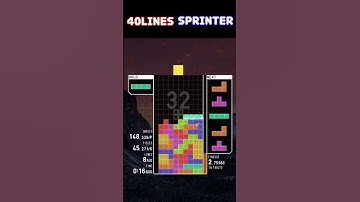 [TETR.IO] Just a game of Tetris. 40Lines Sprinter. #41