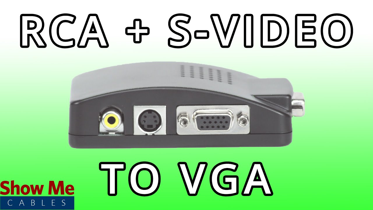 da VGA a RCA hook up