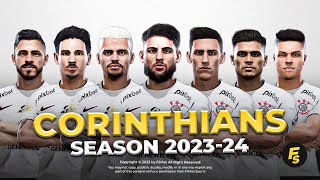 SC Corinthians Facepack Season 2023/24 - Sider and Cpk - Football Life 2024 and PES 2021
