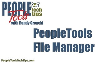 PeopleSoft File Manager