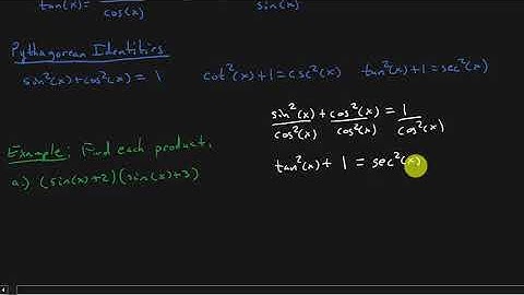 Trigonometry - Basic Identities