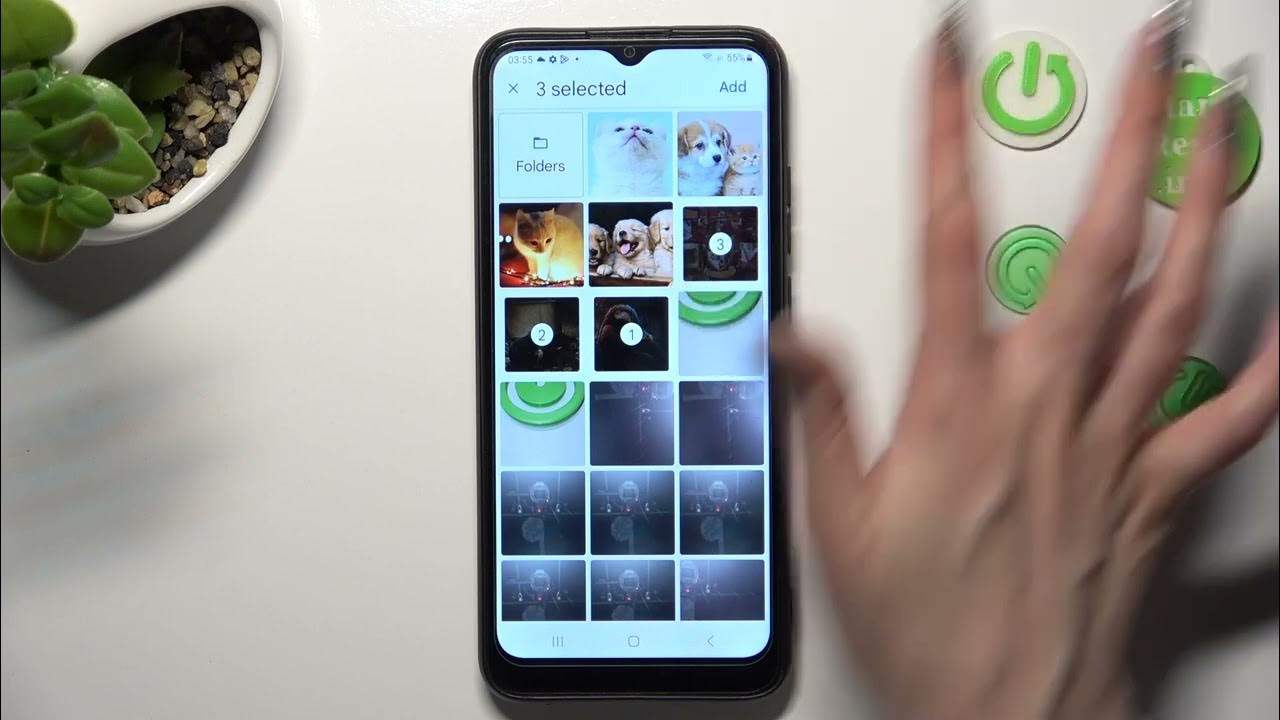 how-to-select-photo-and-add-it-to-sms-in-samsung-galaxy-a03-add