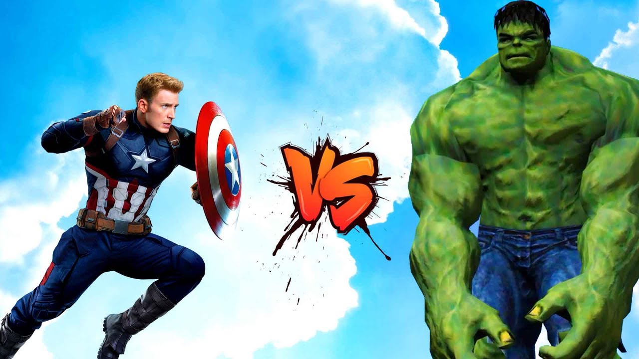 Captain America Vs Hulk