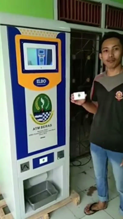 Cara Pengoperasian Mesin ATM Beras di Desa Kertajaya #jabarjuara #pangandaran