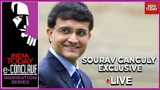 BCCI President Sourav Ganguly Exclusive Interview Live| IPL 2020| India Today e Conclave Inspiration