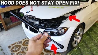 HOOD DOES NOT STAY OPEN FIX. ANY CAR