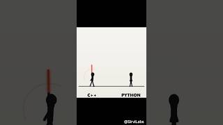 C++ vs Python in a nutshell! ⚡⚔️ #shorts #python #programming #pythonlearning #pythonic