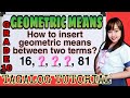 Grade 10 Geometric Means | How to insert geometric means? | Tagalog Tutorial | MathTV PH