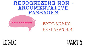 Logic: Unit 2- Recognizing Non-Argumentative Passages | In Thok Nath